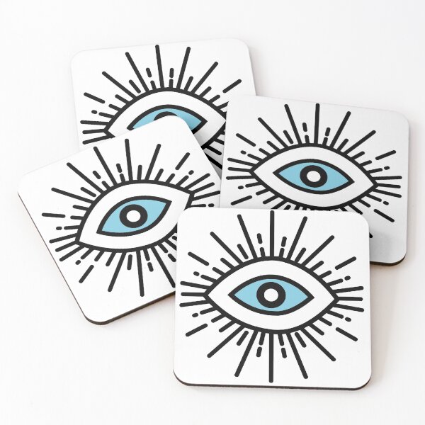 Item preview, Evil Eye, Talisman for Protection, Bold Unique Illustration designed and sold by JonnaKelley.