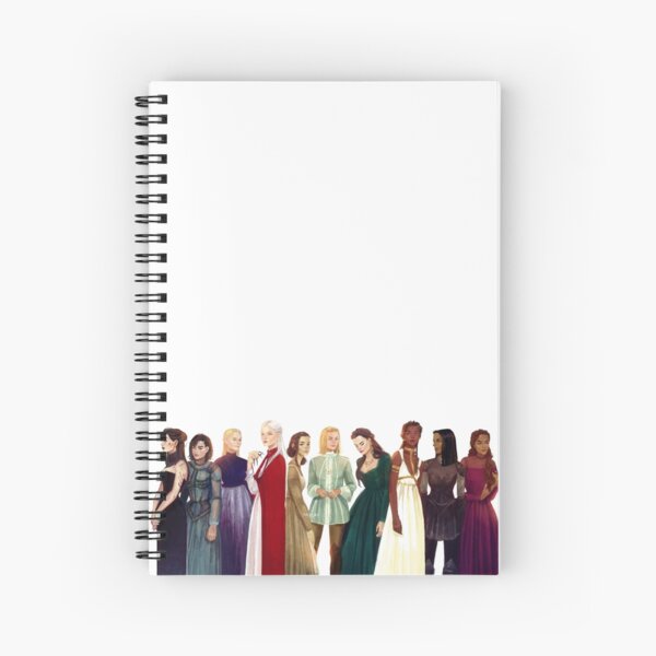 Women from Throne of Glass Spiral Notebook
