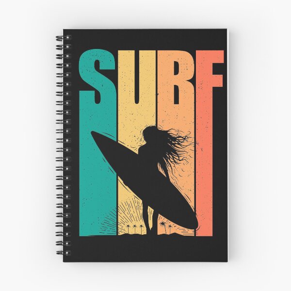 Item preview, Retro Surfing Design Women Surf designed and sold by Vasyl  Chernovol.