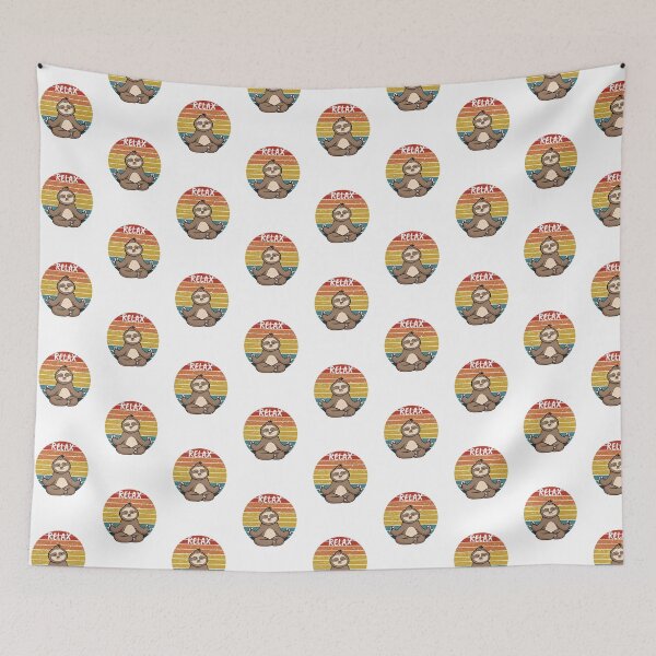 Item preview, The sloth says Relax designed and sold by Sassylife.