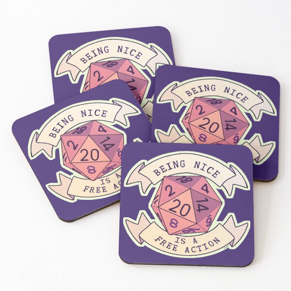 Item preview, Being Nice is a Free Action designed and sold by puffandstuff.