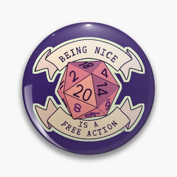 Item preview, Being Nice is a Free Action designed and sold by puffandstuff.