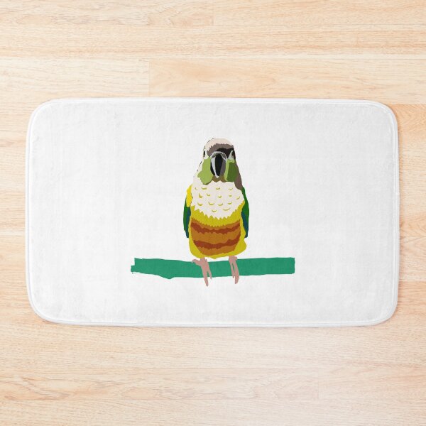 Artikelvorschau, Grüne Wangensittich-Illustration entworfen und verkauft von BirbFriends.