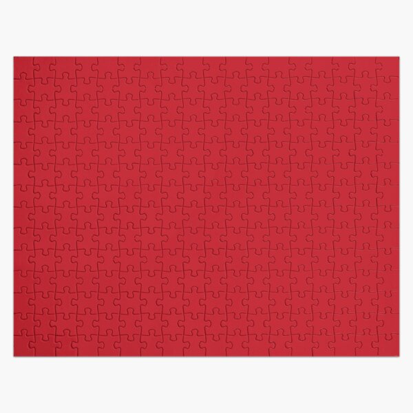 Red | Solid Color | Jigsaw Puzzle