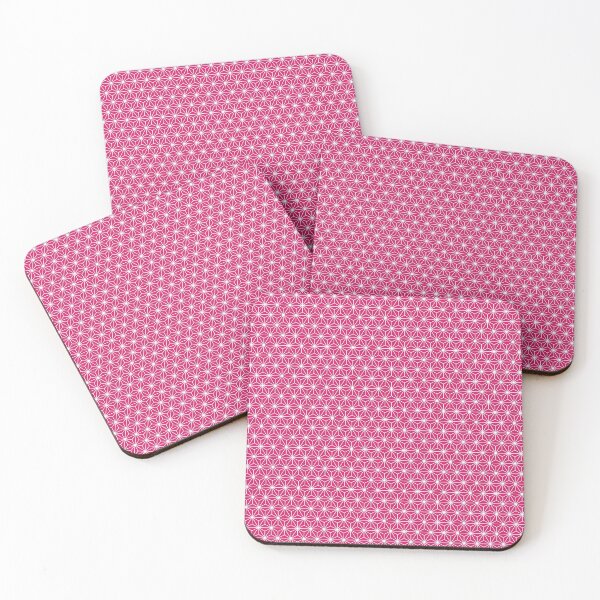 Item preview, Dogwood Pink Asanoha - Japanese Traditional Pattern designed and sold by KinitaDesign.