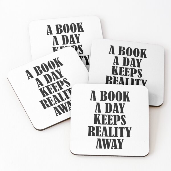 Item preview, A Book A Day Keeps Reality Away designed and sold by DesignHouse07.