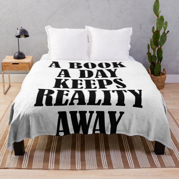 Item preview, A Book A Day Keeps Reality Away designed and sold by DesignHouse07.