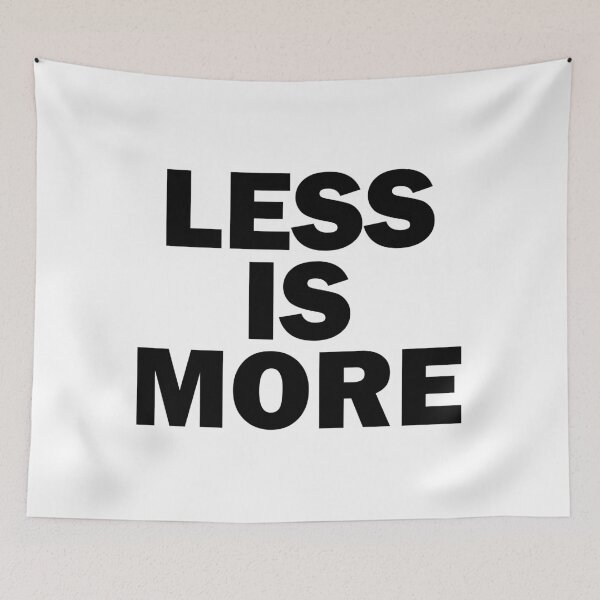 Item preview, Less is more designed and sold by Youmytype.