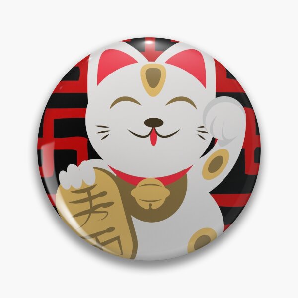 Item preview, Maneki-neko Good Luck Japan T-Shirt Cool Design Tee designed and sold by LJ4EVER.