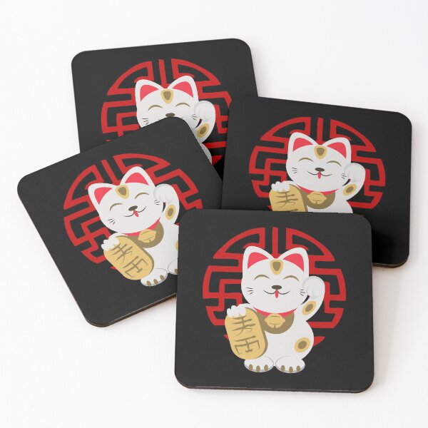 Item preview, Maneki-neko Good Luck Japan T-Shirt Cool Design Tee designed and sold by LJ4EVER.