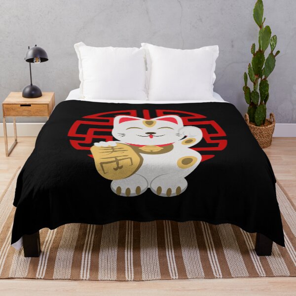 Item preview, Maneki-neko Good Luck Japan T-Shirt Cool Design Tee designed and sold by LJ4EVER.