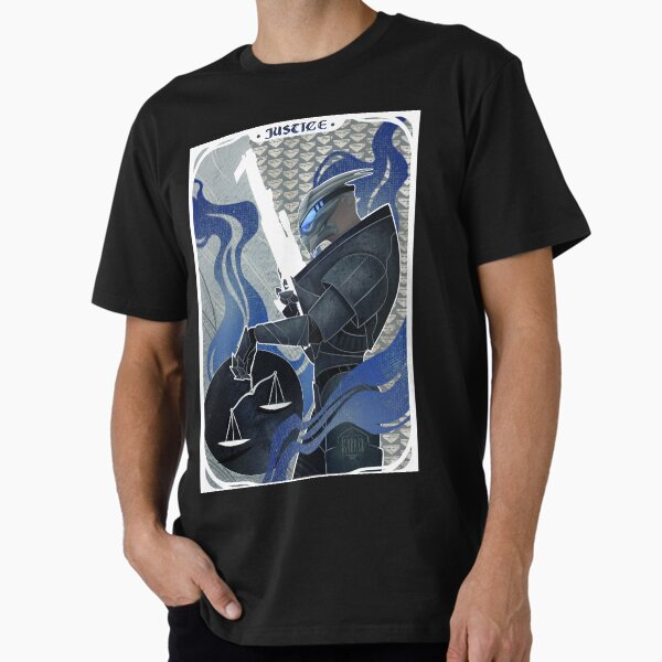Item preview, Garrus Vakarian Justice Tarot designed and sold by SavBakk.
