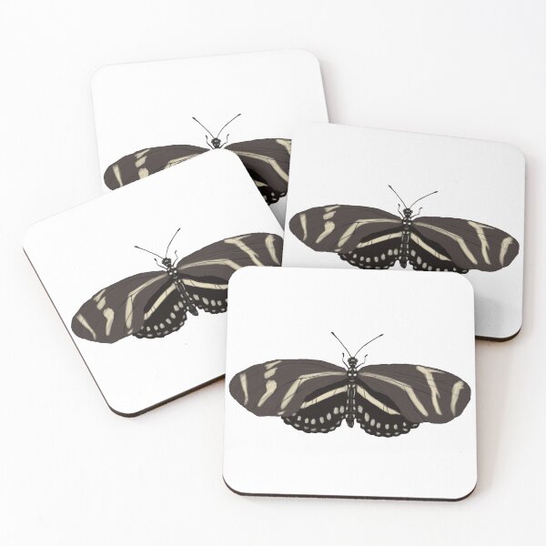 Item preview, Long Wing Zebra Butterfly Painting designed and sold by anatovas.