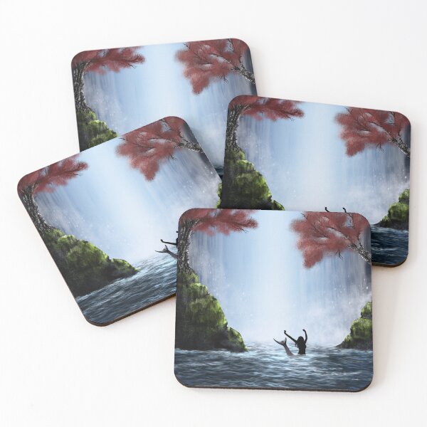 Item preview, Mermaid in Waterfall Lagoon designed and sold by SamPixelArtist.