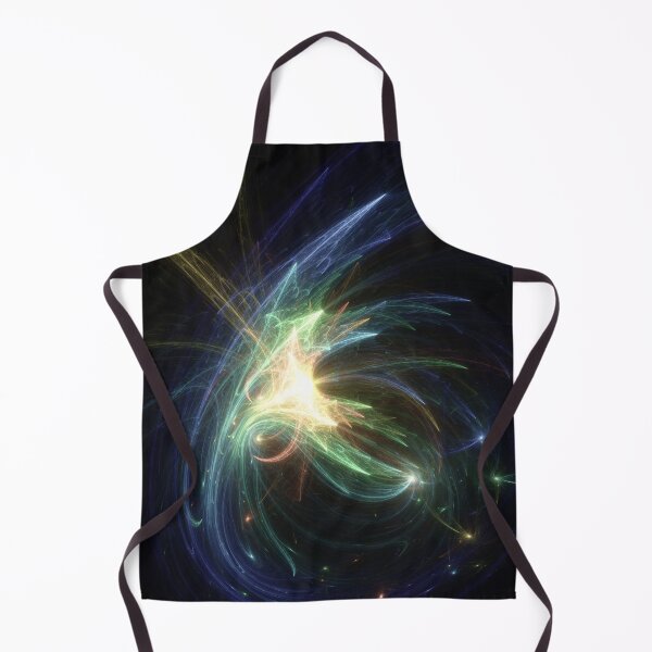 Item preview, Beautiful Abstract Pattern Of Colored Smooth Lines On A Black Background designed and sold by tatkhagata.