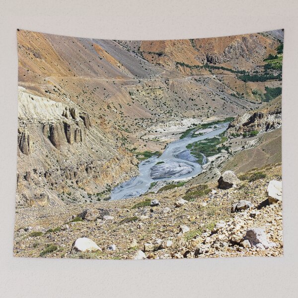 Item preview, Himalaya Mountain Slopes River Himalayan Landscape designed and sold by worldways.