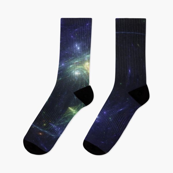 Item preview, Beautiful Abstract Pattern Of Colored Smooth Lines On A Black Background designed and sold by tatkhagata.