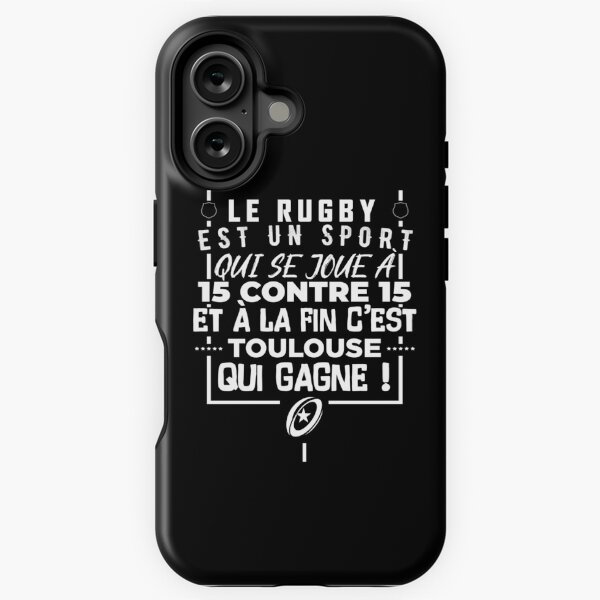 Artikel-Vorschau von Rugby ist ein Sport, der 15 gegen 15 gespielt wird und am Ende gewinnt Toulousee, designt und verkauft von Family-Shop.