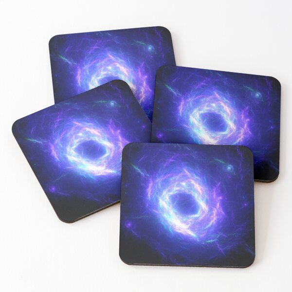 Item preview, Beautiful Abstract Pattern Of Colored Smooth Lines On A Black Background designed and sold by tatkhagata.