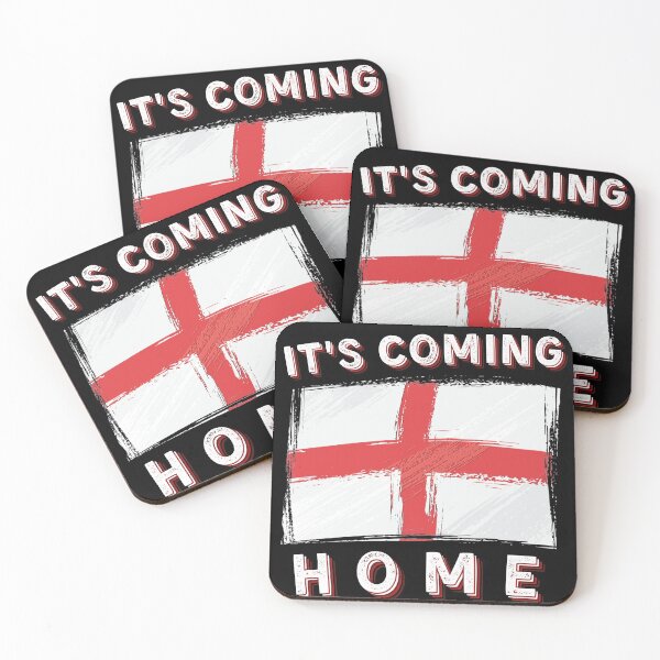 Item preview, Its Coming Home England Flag Fan Football Soccer 2021  designed and sold by Designs By YL.