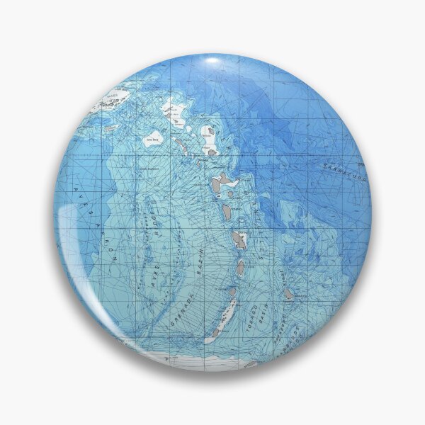 Item preview, Caribbean Map (1981) Vintage West Indies Atlas designed and sold by BravuraMedia.