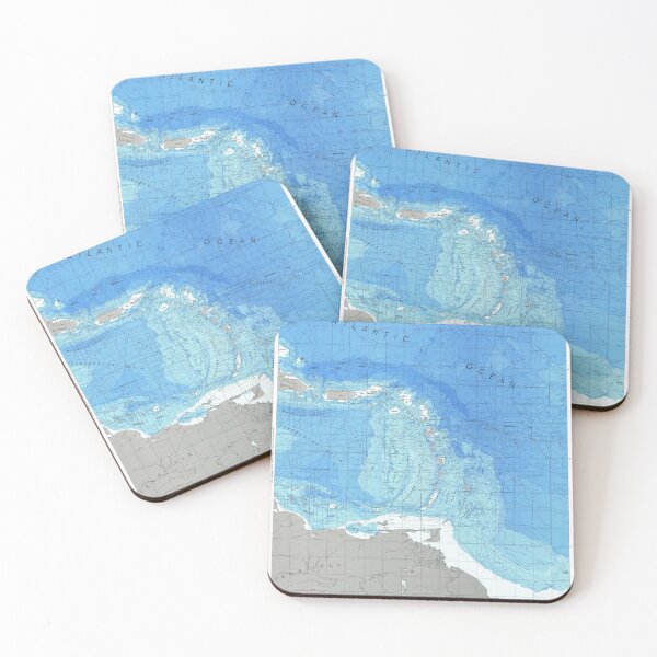 Item preview, Caribbean Map (1981) Vintage West Indies Atlas designed and sold by BravuraMedia.
