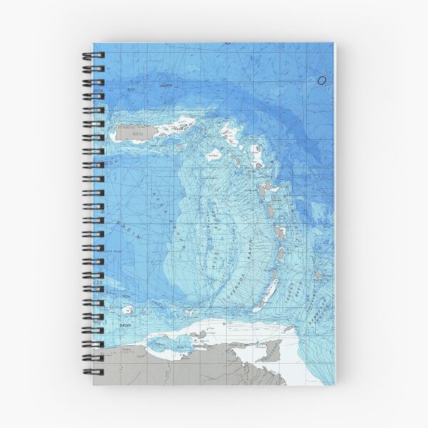 Item preview, Caribbean Map (1981) Vintage West Indies Atlas designed and sold by BravuraMedia.