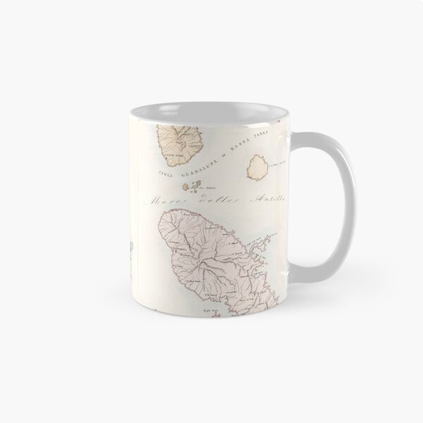 Item preview, Old Caribbean Map (1859) Vintage West Indies Islands Atlas designed and sold by BravuraMedia.