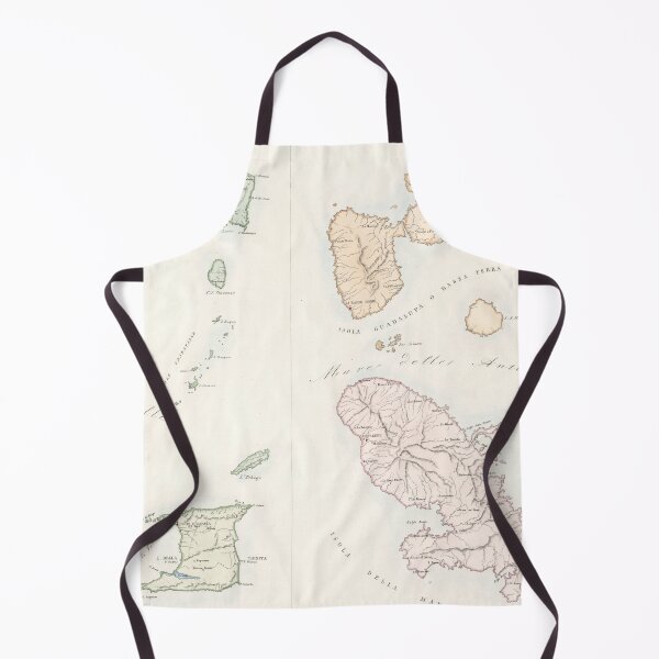 Item preview, Old Caribbean Map (1859) Vintage West Indies Islands Atlas designed and sold by BravuraMedia.