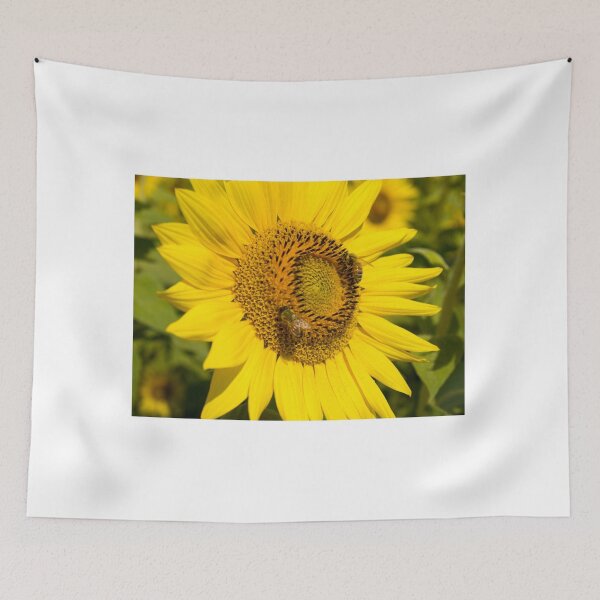 Item preview, Sunflower with two bees designed and sold by amzani.
