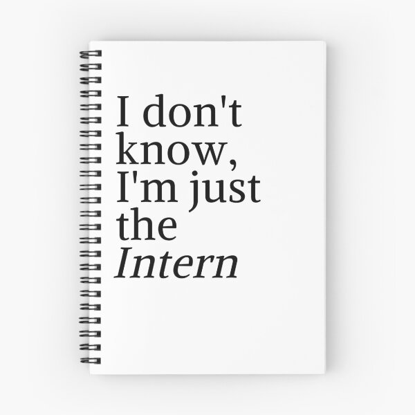 Item preview, I dont know, Im just the intern - black text designed and sold by MexaPrint.