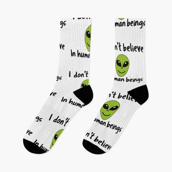 Item preview, I don't believe in human beings-Alien  designed and sold by Yasmine khalifa.