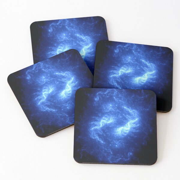 Item preview, Beautiful Abstract Pattern Of Colored Smooth Lines On A Black Background designed and sold by tatkhagata.