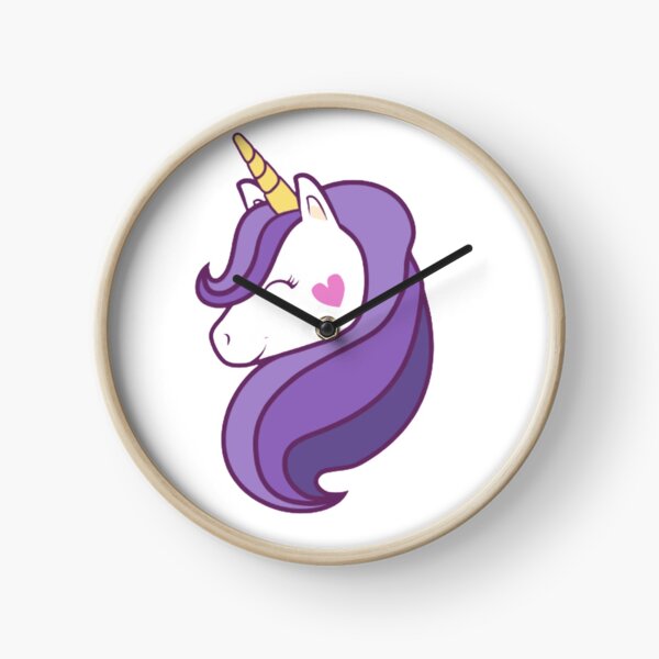 Overlook bay - Unicorn stickers Clock