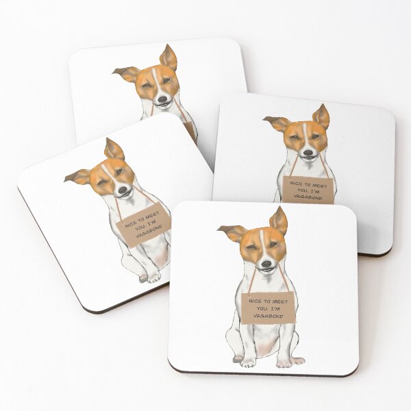 Item preview, Vagabond stray dog (for dog lovers, travelers and nomads) - cute and funny designed and sold by Shmuk.