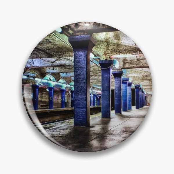 Item preview, Empty Grungy Blueline Subway Station Boston MBTA designed and sold by Stephen Orsillo.