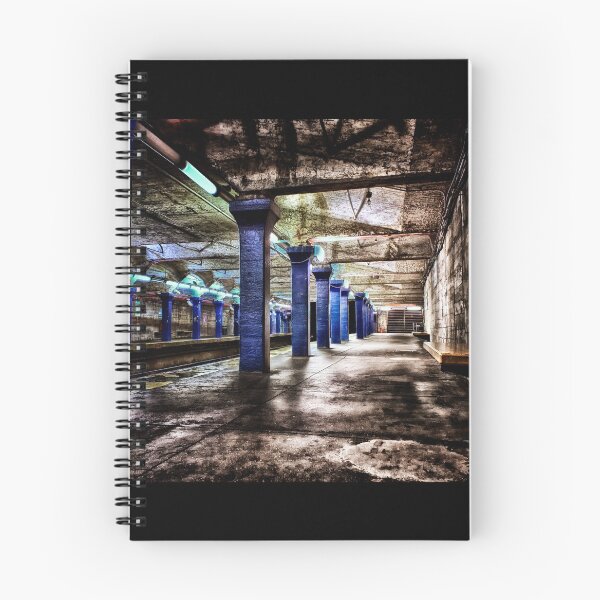 Item preview, Empty Grungy Blueline Subway Station Boston MBTA designed and sold by Stephen Orsillo.