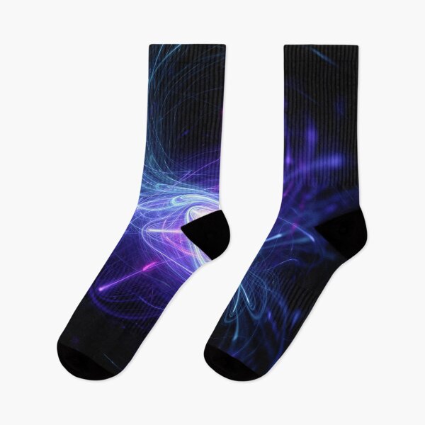 Item preview, Beautiful Abstract Pattern Of Colored Smooth Lines On A Black Background designed and sold by tatkhagata.