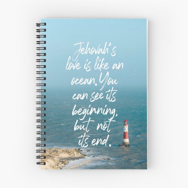 Item preview, JEHOVAH'S LOVE IS LIKE AN OCEAN designed and sold by Paper Bee Gift Shop.