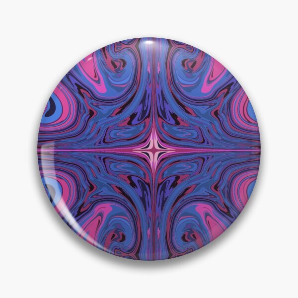 Item preview, Satisfying Cold color abstract spin designed and sold by MollyTamolly.