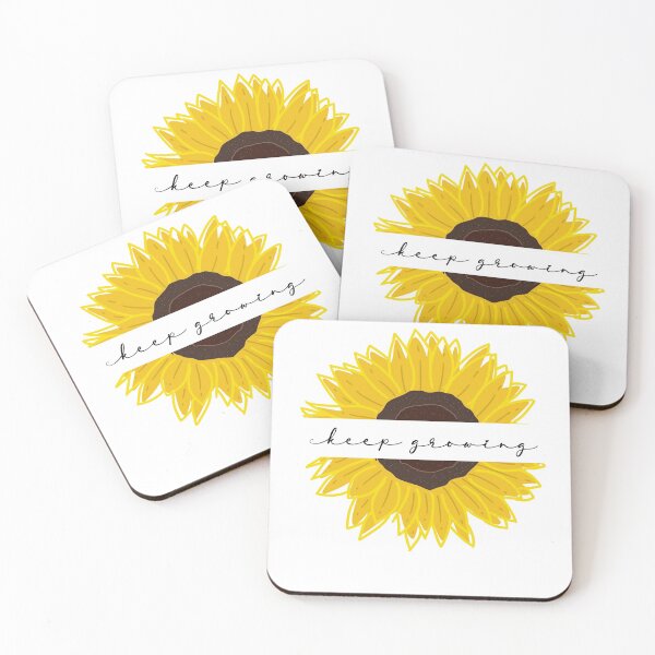 Item preview, Keep Growing Sunflower - Inspirational designed and sold by CozyBeeCreates.