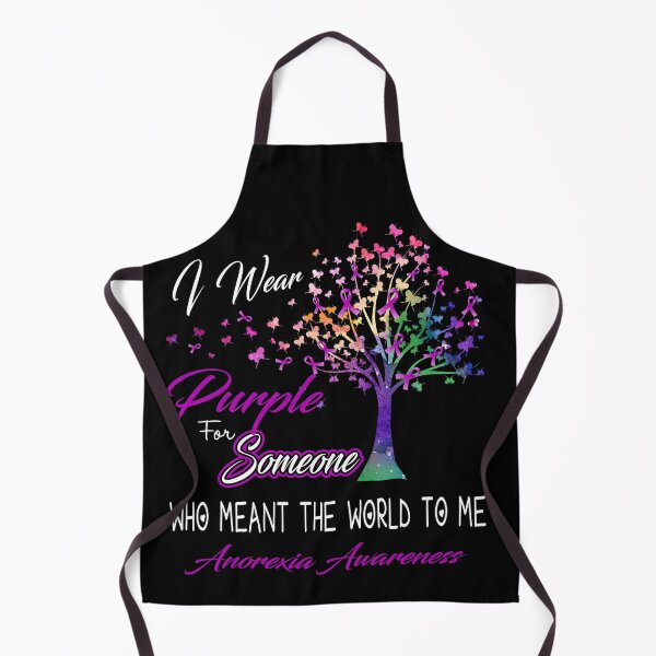 Item preview, I Wear Purple For Someone Anorexia Awareness designed and sold by Gillosina.