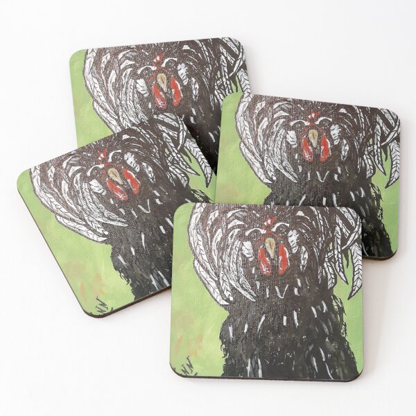 Item preview, Maximilian the Polish Rooster  designed and sold by Angela  Kann  Art.