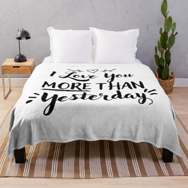 Item preview, I love you more than yesterday designed and sold by Youmytype.