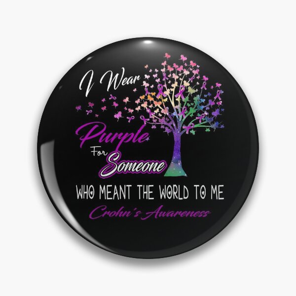 Item preview, I Wear Purple For Someone Crohn's Awareness designed and sold by Gillosina.
