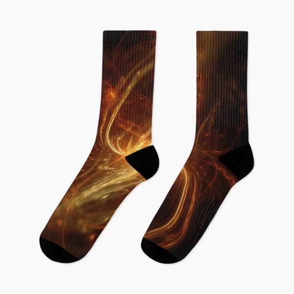 Item preview, Beautiful Abstract Pattern Of Colored Smooth Lines On A Black Background designed and sold by tatkhagata.