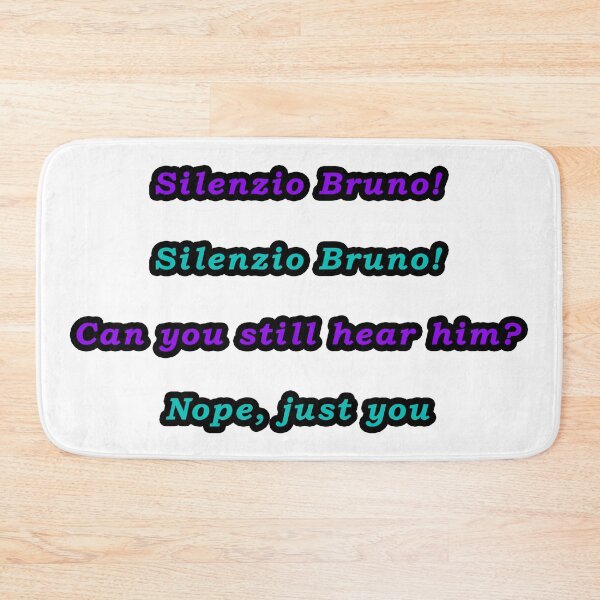 Item preview, silenzio bruno designed and sold by valwerty.