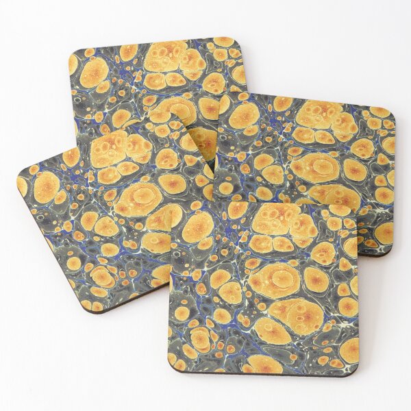 Item preview, Abstract Marbled Gold designed and sold by Fiona-Lynn Designs.
