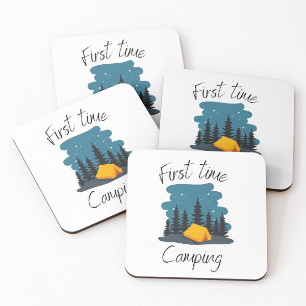 Item preview, First time camping designed and sold by DaniBazz.