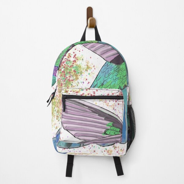Item preview, Colorful Colibri with flowers (for all bird lovers) - cute designed and sold by Shmuk.